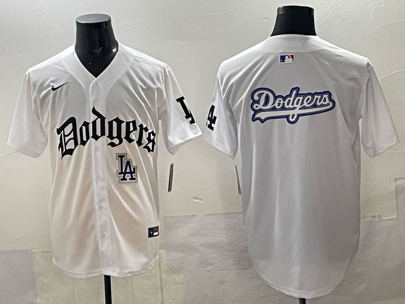 Men 2025 Los Angeles Dodgers Blank White 7th generations Joint Name Nike MLB Jersey style 012->women nfl jersey->Women Jersey